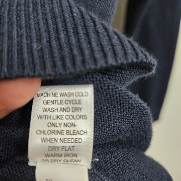 Banana Republic Mens Pima Wool Blend Argyle Sweater M Academia Preppy Old Money - Picture 8 of 10